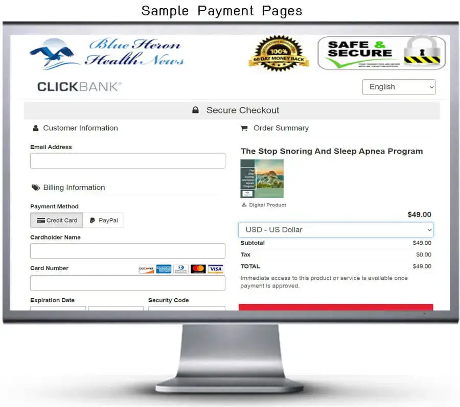 sample-payment-pages sample payment pages